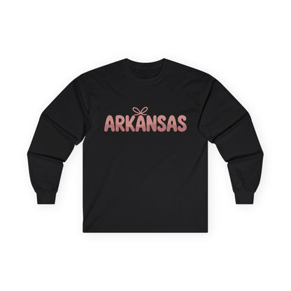 Arkansas Script Long Sleeve Tee