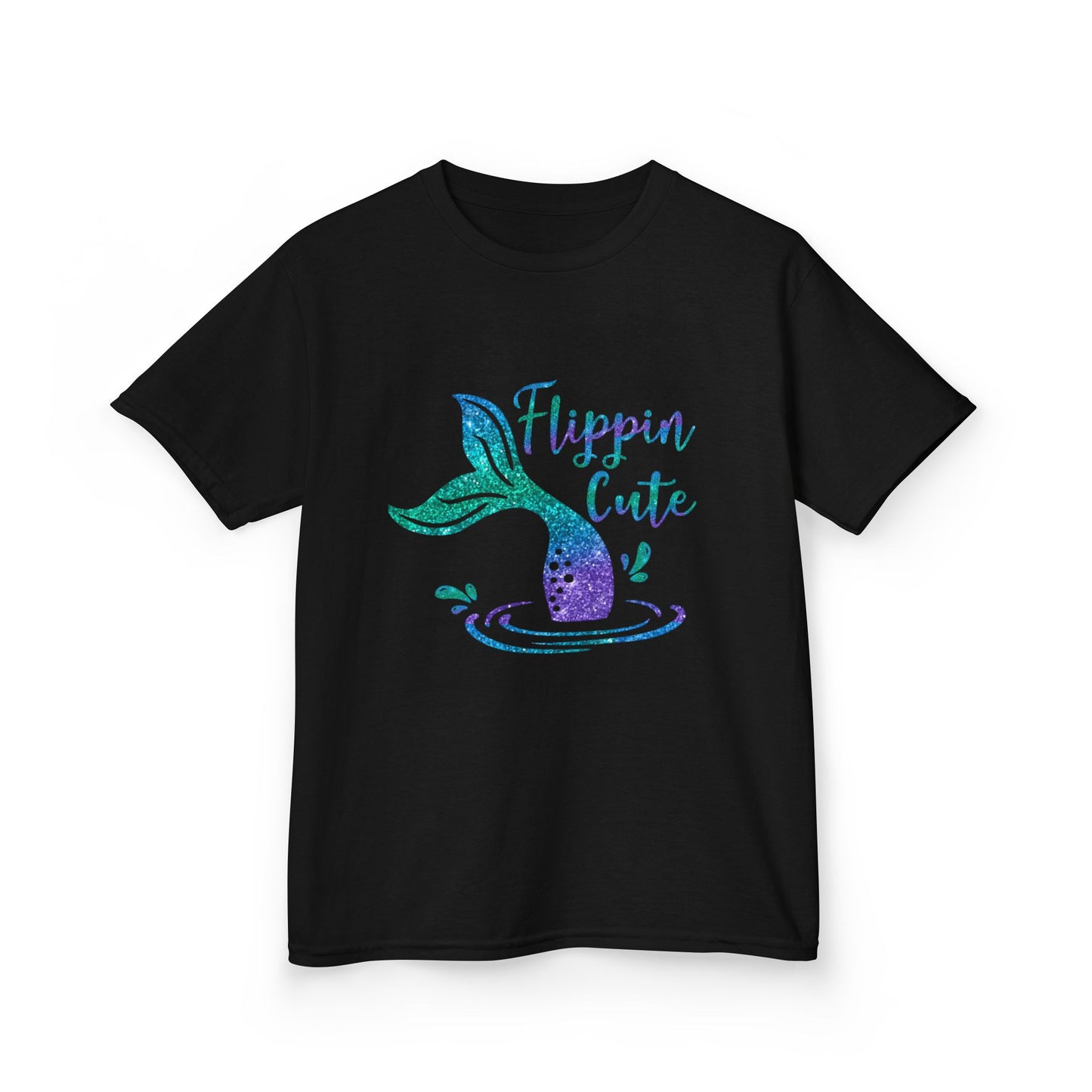 Flippin Cute Kids Tee - Colorful Whale Design for Fun-loving Children