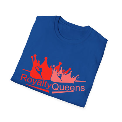 Royalty Queens Unisex Softstyle T-Shirt - Fun, Empowering, Comfortable Gift for Friends, Birthday, Celebration, Casual Wear