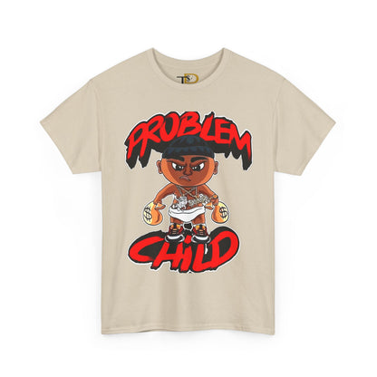 Problem Child Unisex Heavy Cotton Tee - Bold Graphic for Streetwear Lovers