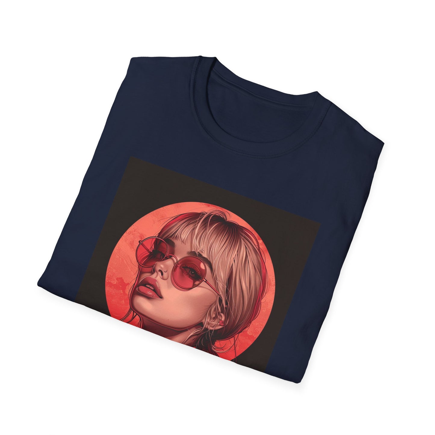 Retro Chic Graphic T-Shirt with Stylish Artwork