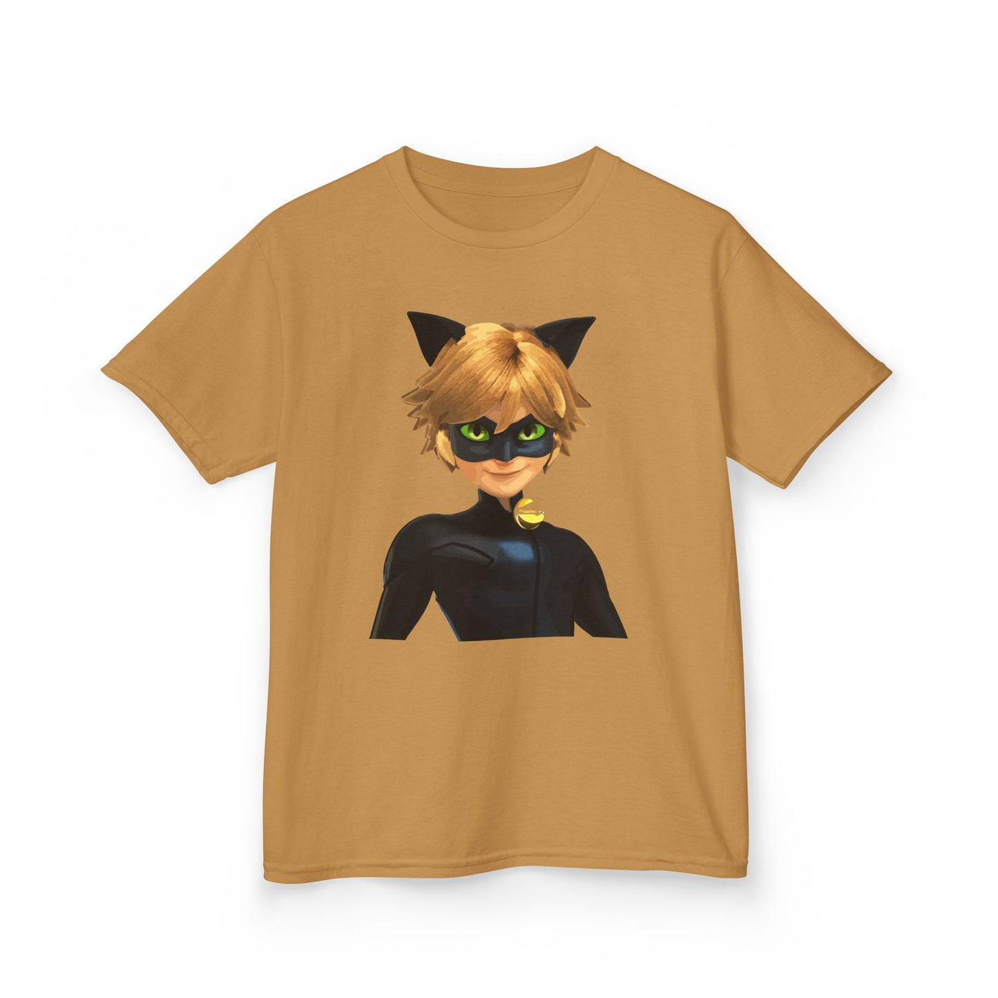 Kids Cat Superhero Tee, Cartoon Shirt, Children's Birthday Gift, Fun Playwear, Gift for Kids, Cat Lover Gift