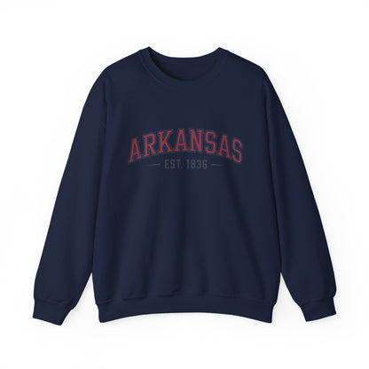 Arkansas Est. 1836 Crewneck Sweatshirt