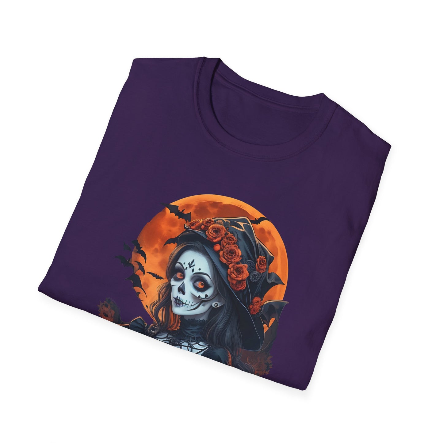 Spooky Halloween Graphic Tee, Unisex Softstyle T-Shirt, Fall Fashion, Halloween Costume, Pumpkin Decor, October Celebration