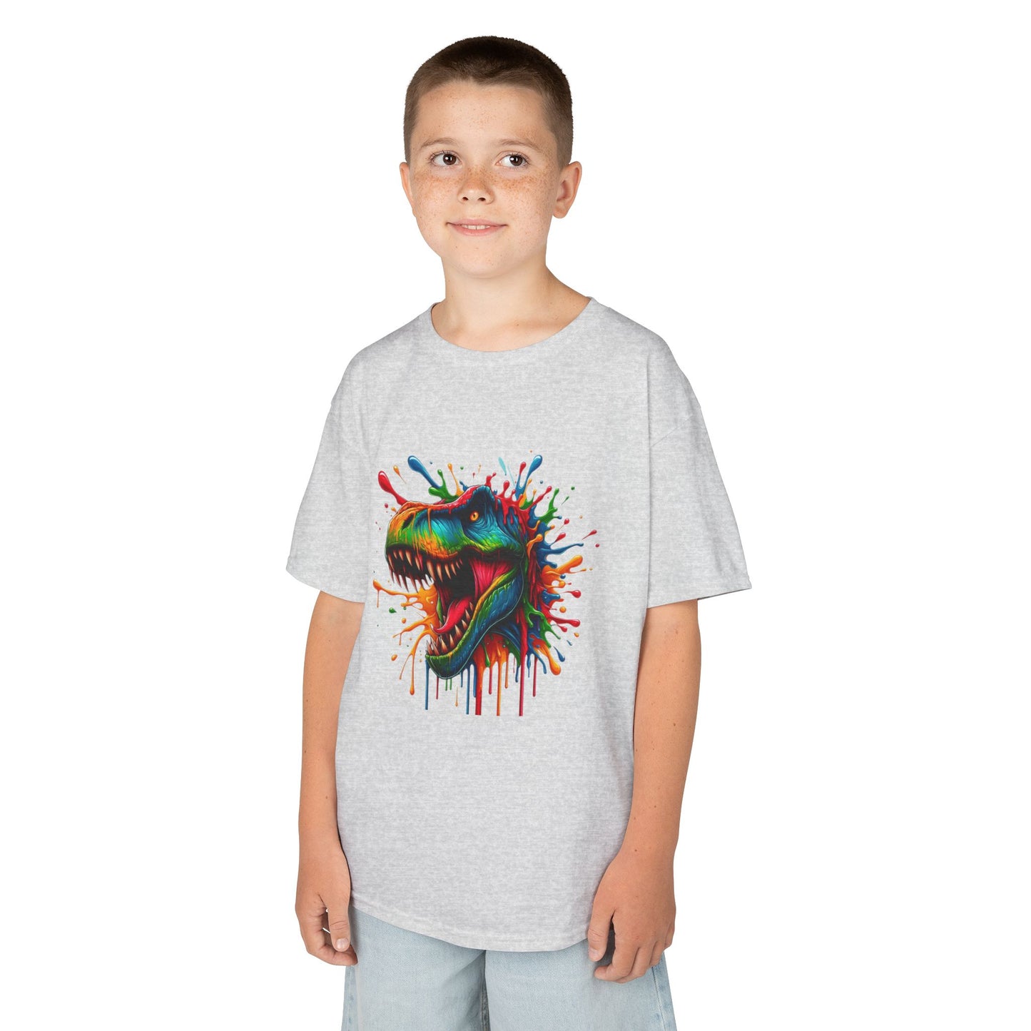 Colorful Dinosaur Kids Heavy Cotton™ Tee