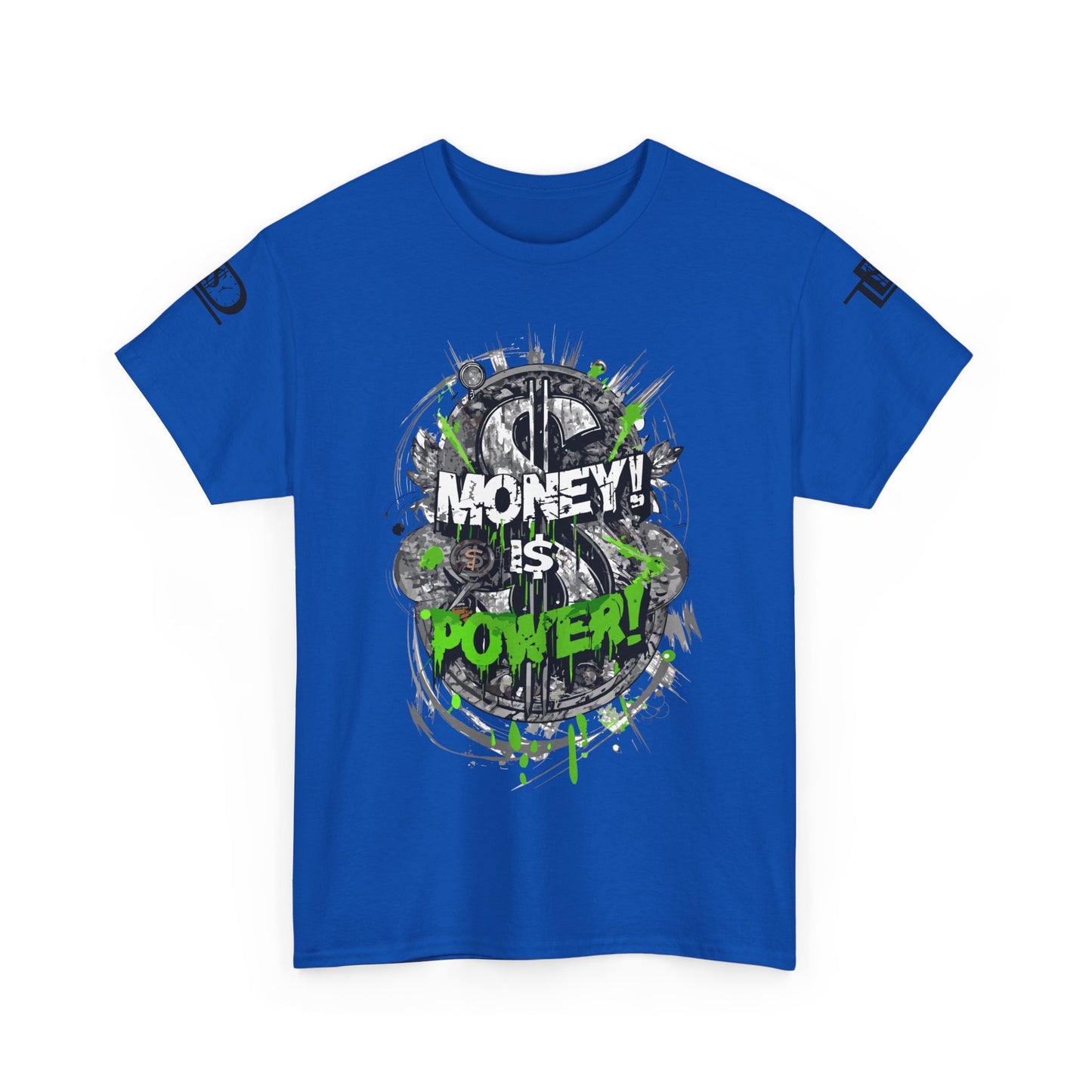 Money Power Unisex Heavy Cotton Tee | Statement Shirt, Motivational Apparel, Gift for Him, Streetwear, Casual T-Shirt
