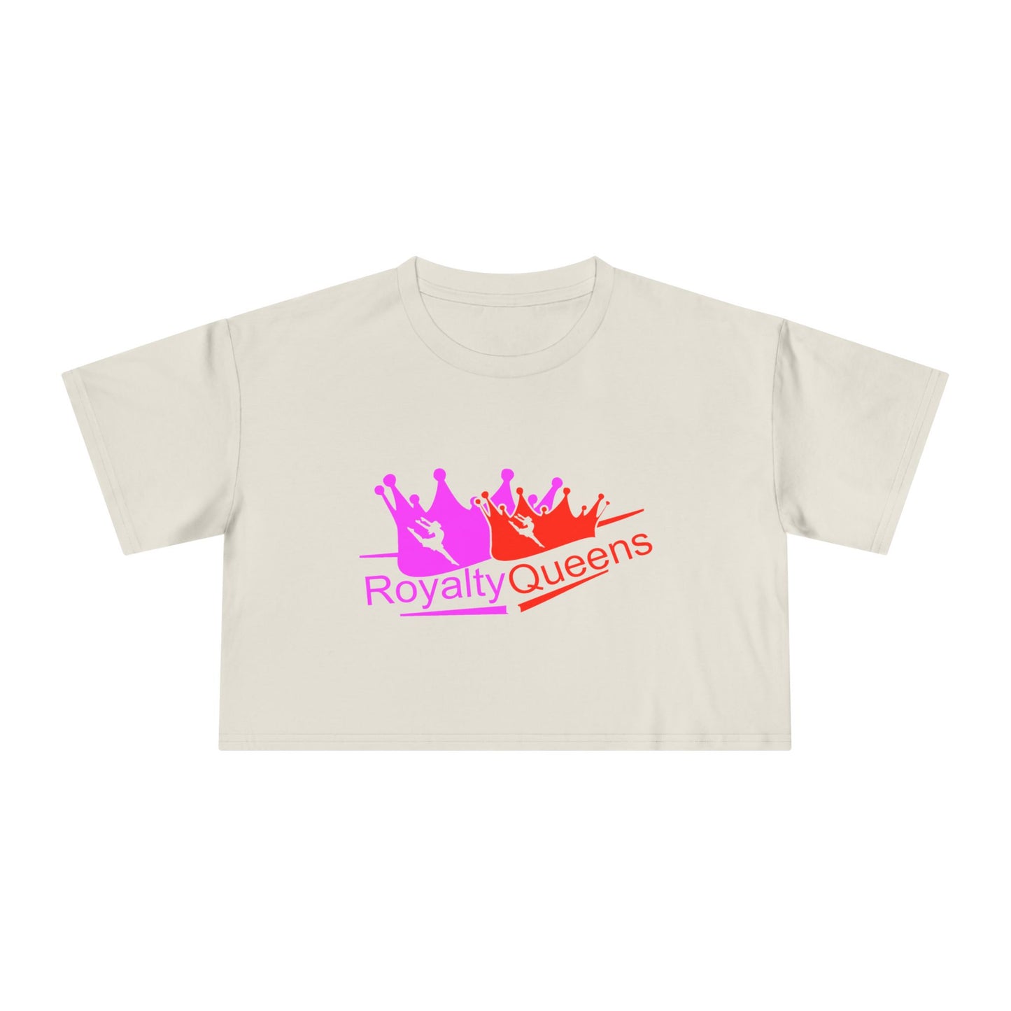 Royalty Queens Women's Crop Tee for Confident Style, Perfect for Festivals, Parties, Birthdays, Gifts & Casual Wear
