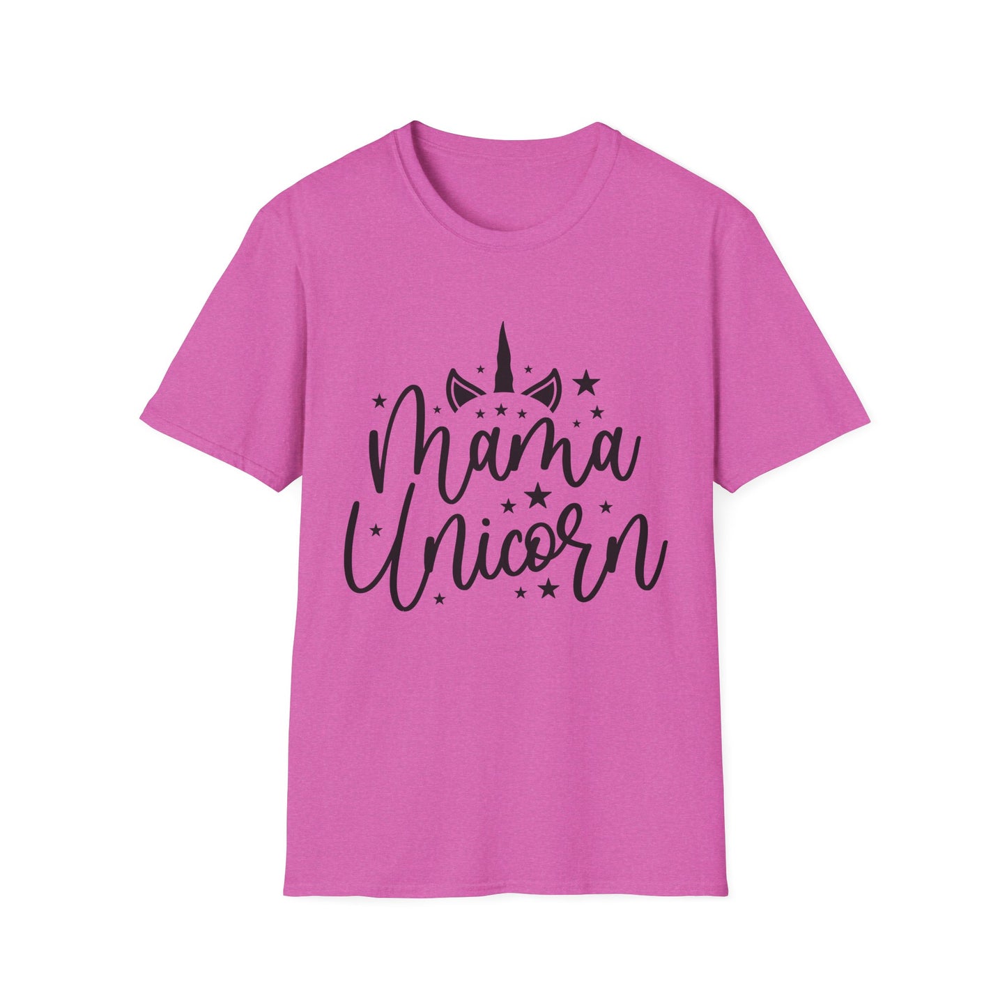 Mama Unicorn Unisex Softstyle T-Shirt – Perfect Gift for Moms, Magical Occasions & Everyday Wear