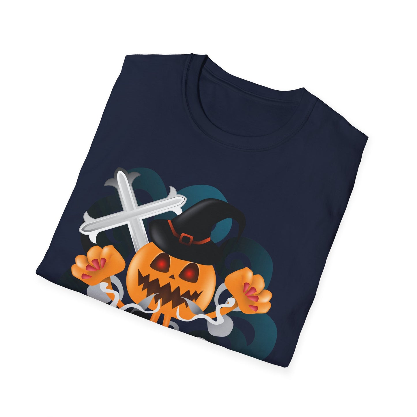 Halloween Pumpkin Graphic Tee, Unisex T-Shirt, Fall Fashion, Spooky Season Shirt, Trick or Treat Apparel, Casual Halloween Outfit