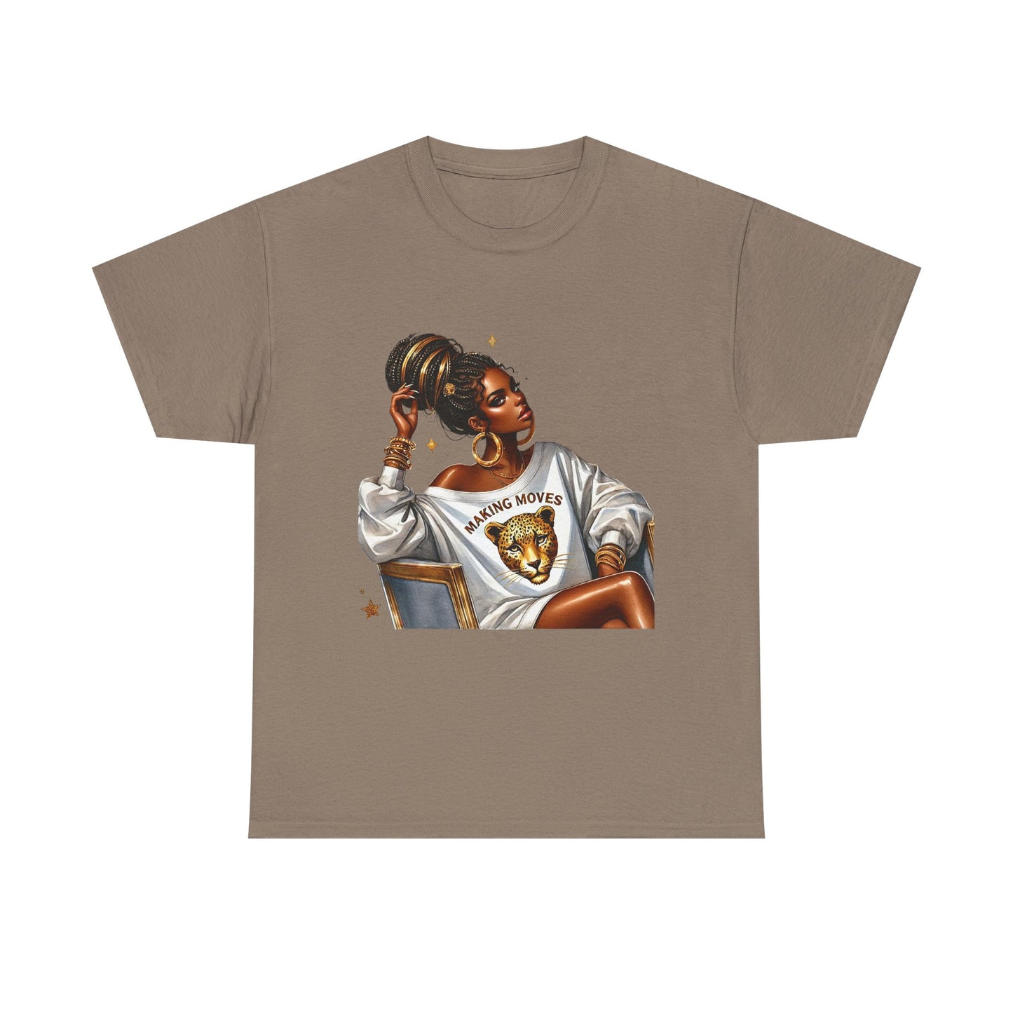 Empowering Women Graphic Tee - 'Making Moves' Heavy Cotton Unisex T-Shirt