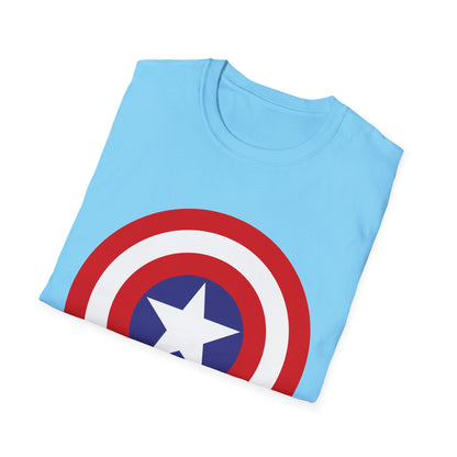 Captain-Inspired Unisex Softstyle T-Shirt, Superbowl Fan Tee, Superhero Gift, Comic Birthday Shirt, Casual Everyday Wear, Graphic Crew [...]