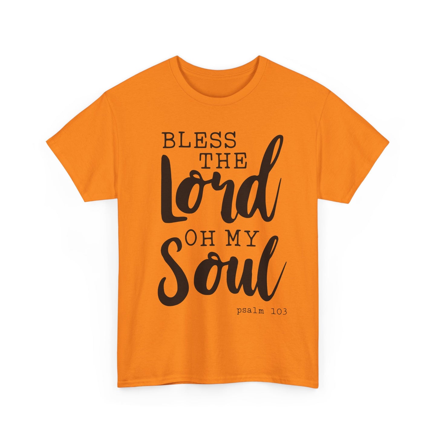 Bless the Lord Unisex Heavy Cotton Tee - Inspirational Christian Shirt