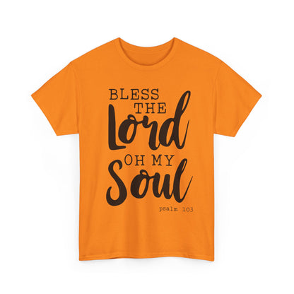 Bless the Lord Unisex Heavy Cotton Tee - Inspirational Christian Shirt