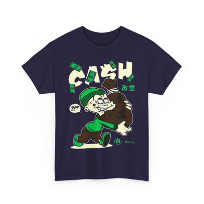 Cash Cartoon Unisex Heavy Cotton Tee - Streetwear Vibe