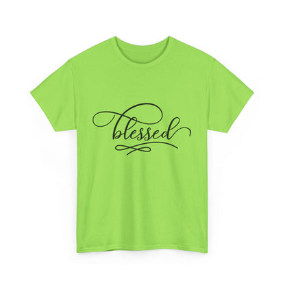 Blessed Unisex Heavy Cotton Tee - Comfortable and Meaningful Shirt for Everyday Wear