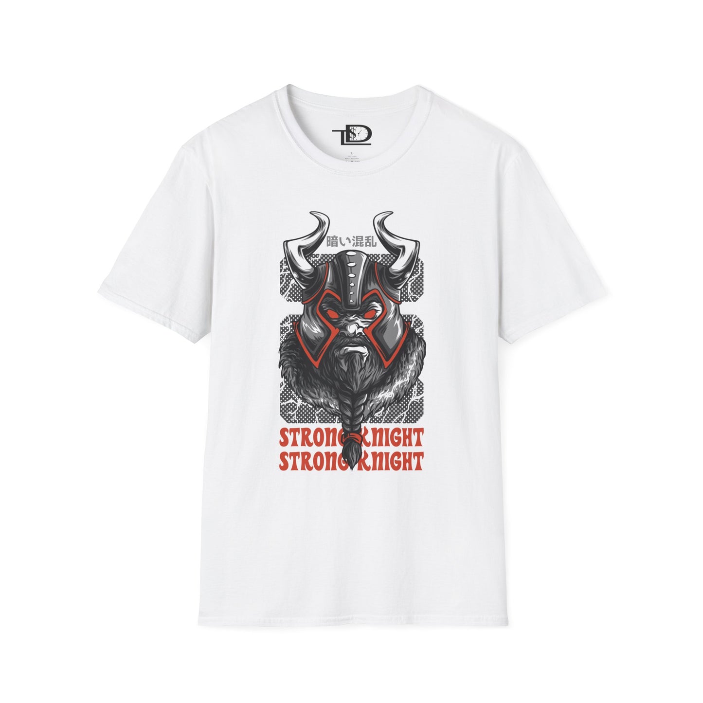 Bold Knight Graphic Tee, Unisex Softstyle T-Shirt, Strength Apparel, Casual Wear, Unique Gift, Core Style