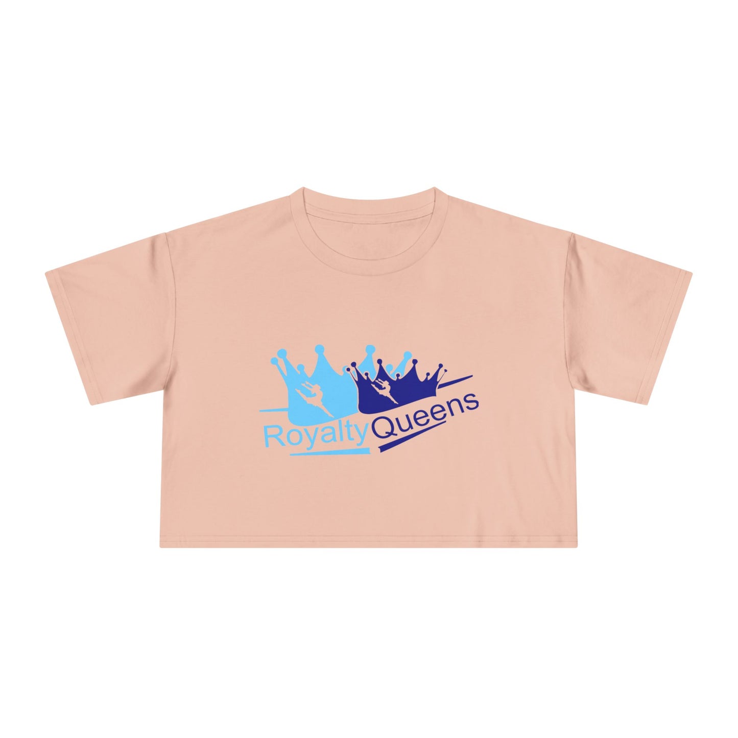 Royalty Queens Women’s Crop Tee | Trendy Graphic Tee, Casual Wear, Gift for Queens, Birthday Present, Summer Fashion