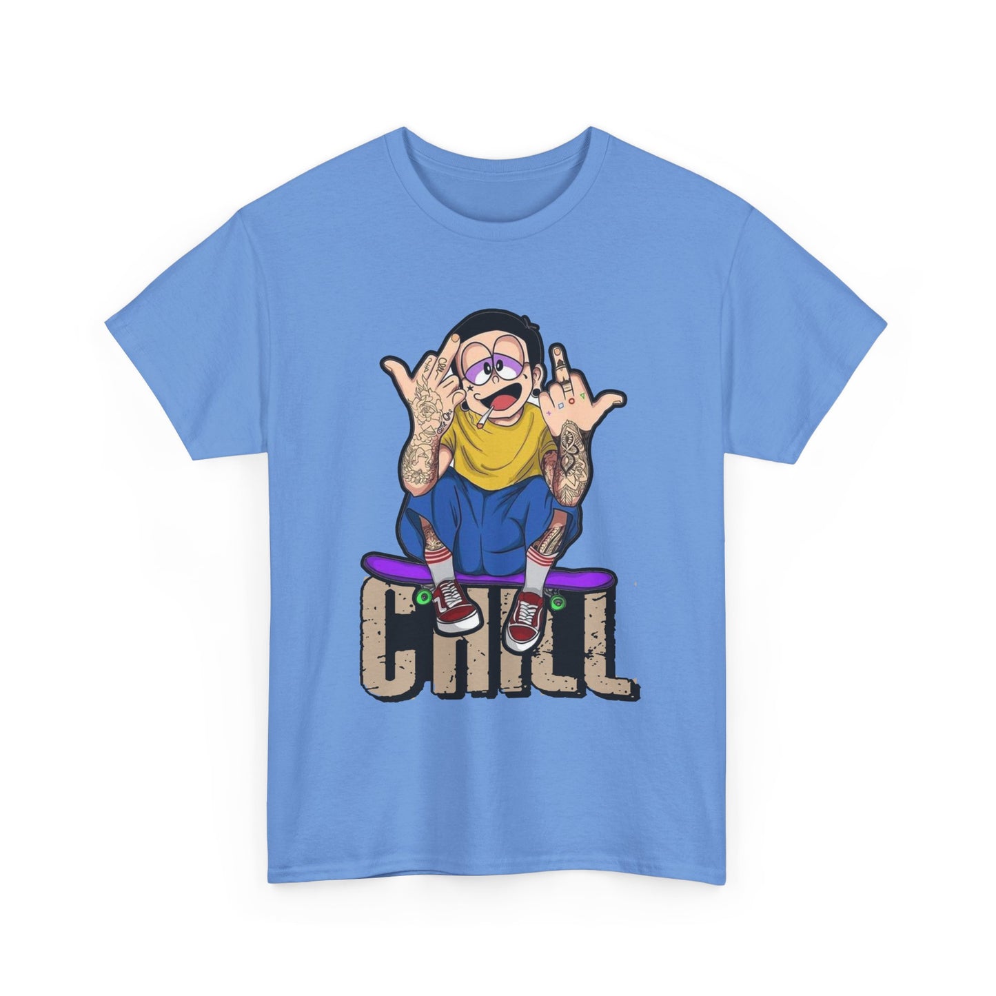 Chill Vibes Unisex Heavy Cotton Tee – Perfect for Relaxed Days