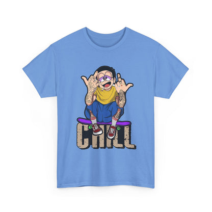Chill Vibes Unisex Heavy Cotton Tee – Perfect for Relaxed Days