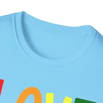 Love Has No Gender Unisex T-Shirt, LGBTQ+ Pride Tee, Comfort Fit Shirt, Gift for Allies, Inclusivity Apparel, Birthday Celebration Top