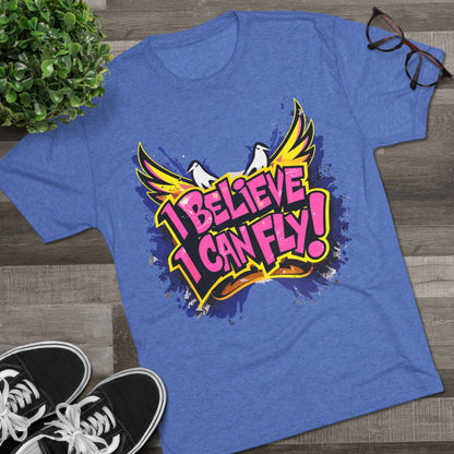 Inspirational Crew Tee - "I Believe I Can Fly" T-Shirt, Motivational Graphic Tee, Unisex Inspirational Wear, Gift for Dreamers, [...]