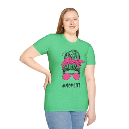 #MomLife Unisex Softstyle T-Shirt - Perfect Gift for Moms
