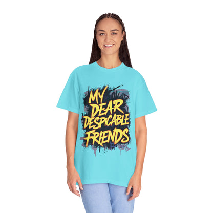 Despicable Friends Graphic Tee, Unisex T-Shirt, Casual Wear, Gift for Friends, Fun Statement Shirt, Graphic Tee for Fans
