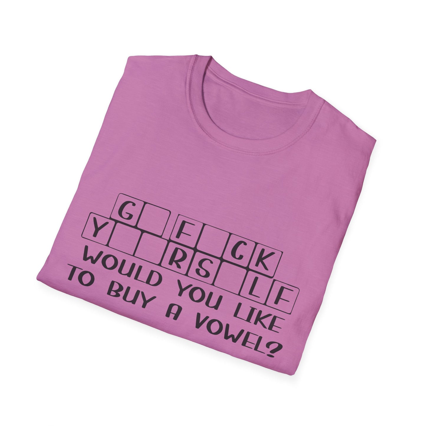 Funny Unisex T-Shirt - "G F C K Y R S L F" Graphic Tee - Perfect Gift for Casual Wear
