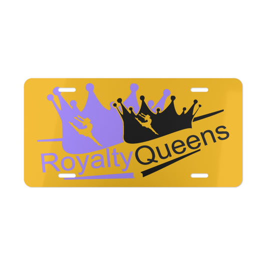 Royalty Queens License Plate, Custom Vanity Tag, Car Decoration, Personalized Plate, Unique Gift for Dancers, Dance Mom, Birthday Gift