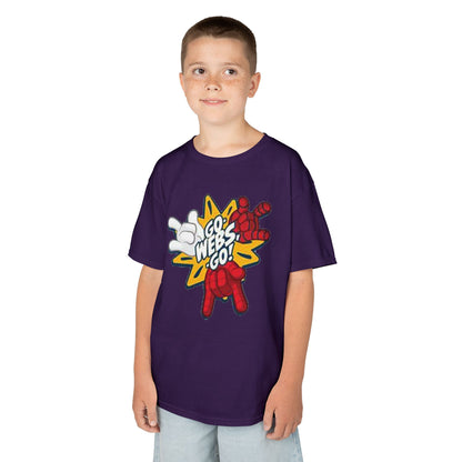 Kids Superhero Graphic Tee - Go Webs Go!