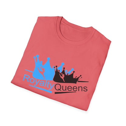 Royalty Queens Unisex Softstyle T-Shirt, Casual Tee, Gift for Queens, Birthday Shirt, Empowerment Apparel, Everyday Wear