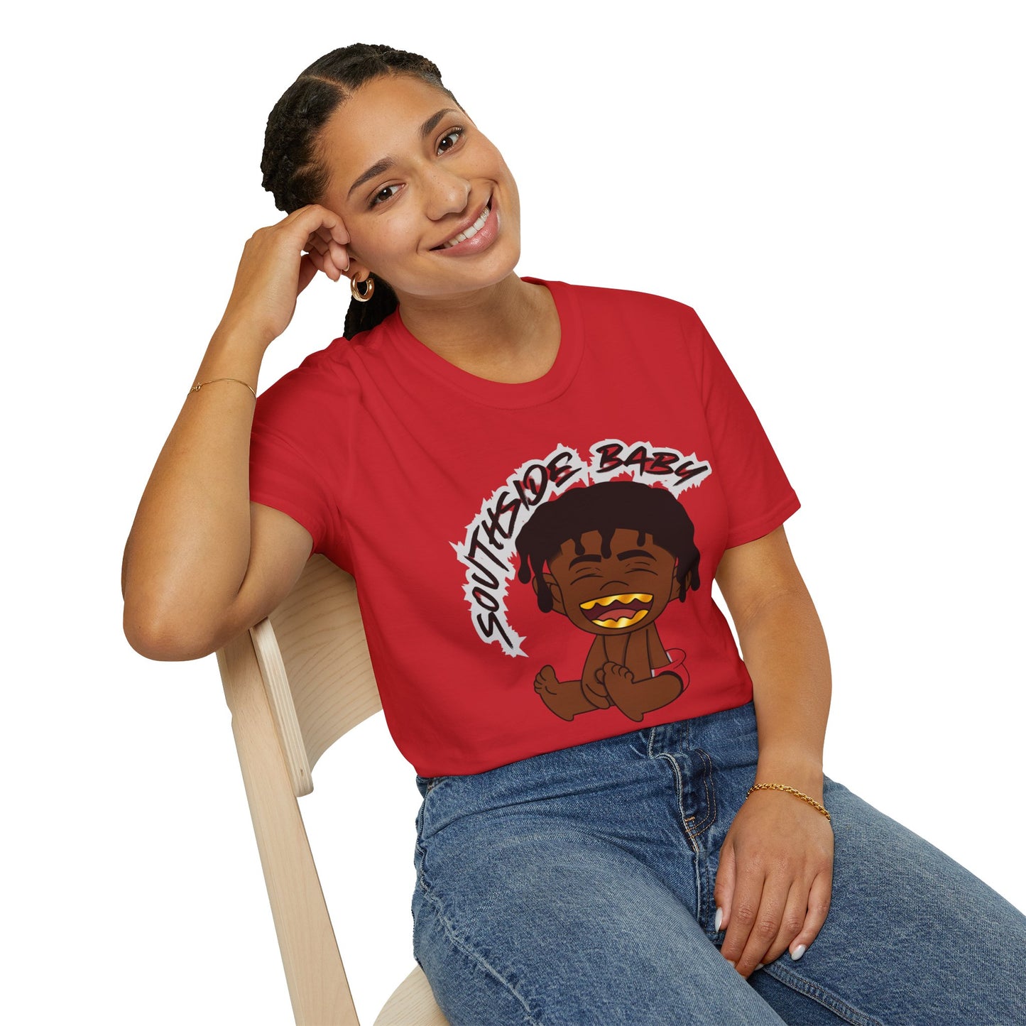 Unisex Softstyle T-Shirt - 'Southside Baby' Cute Graphic Tee
