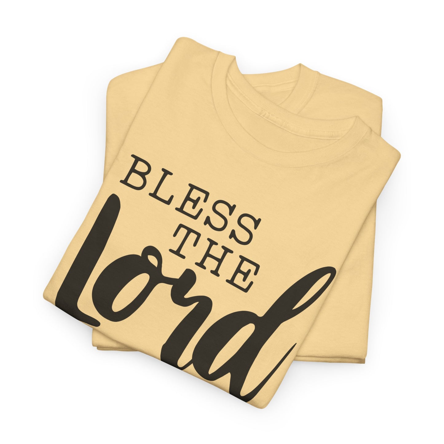 Bless the Lord Unisex Heavy Cotton Tee - Inspirational Christian Shirt