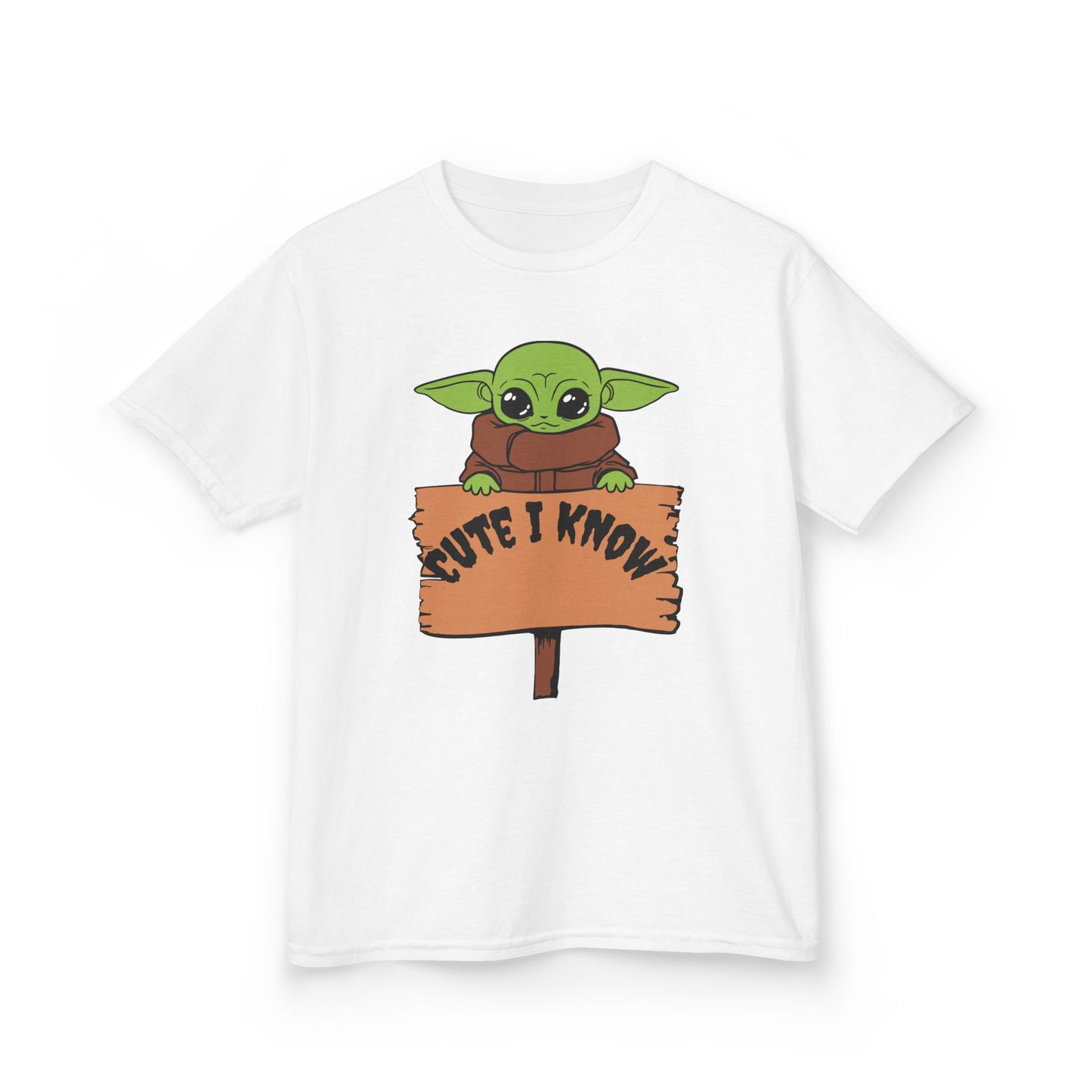 Cute Baby Alien Kids Tee - "Cute I Know" Design for Trendy Kids