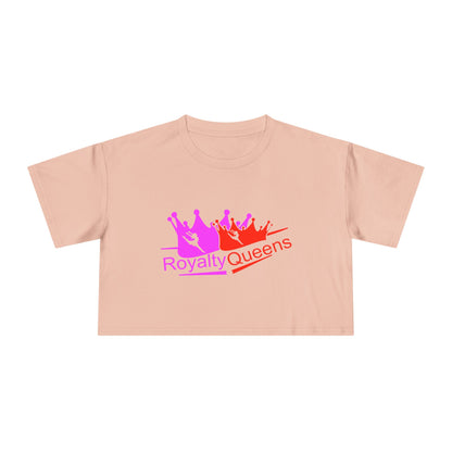 Royalty Queens Women's Crop Tee for Confident Style, Perfect for Festivals, Parties, Birthdays, Gifts & Casual Wear