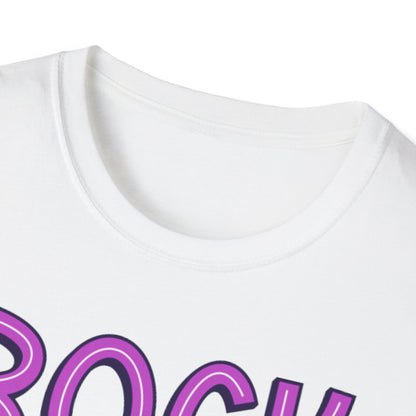 Rock & Roll Unisex Softstyle T-Shirt - Music Lovers Gift, Concert Apparel, Casual Wear, Festival Fashion, Fun Graphic Tee