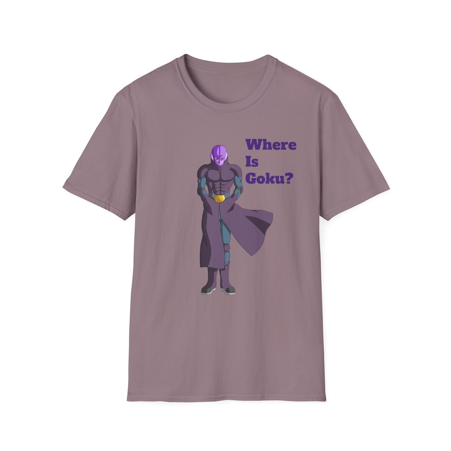 Where Is Goku? Unisex Softstyle T-Shirt for Anime Fans