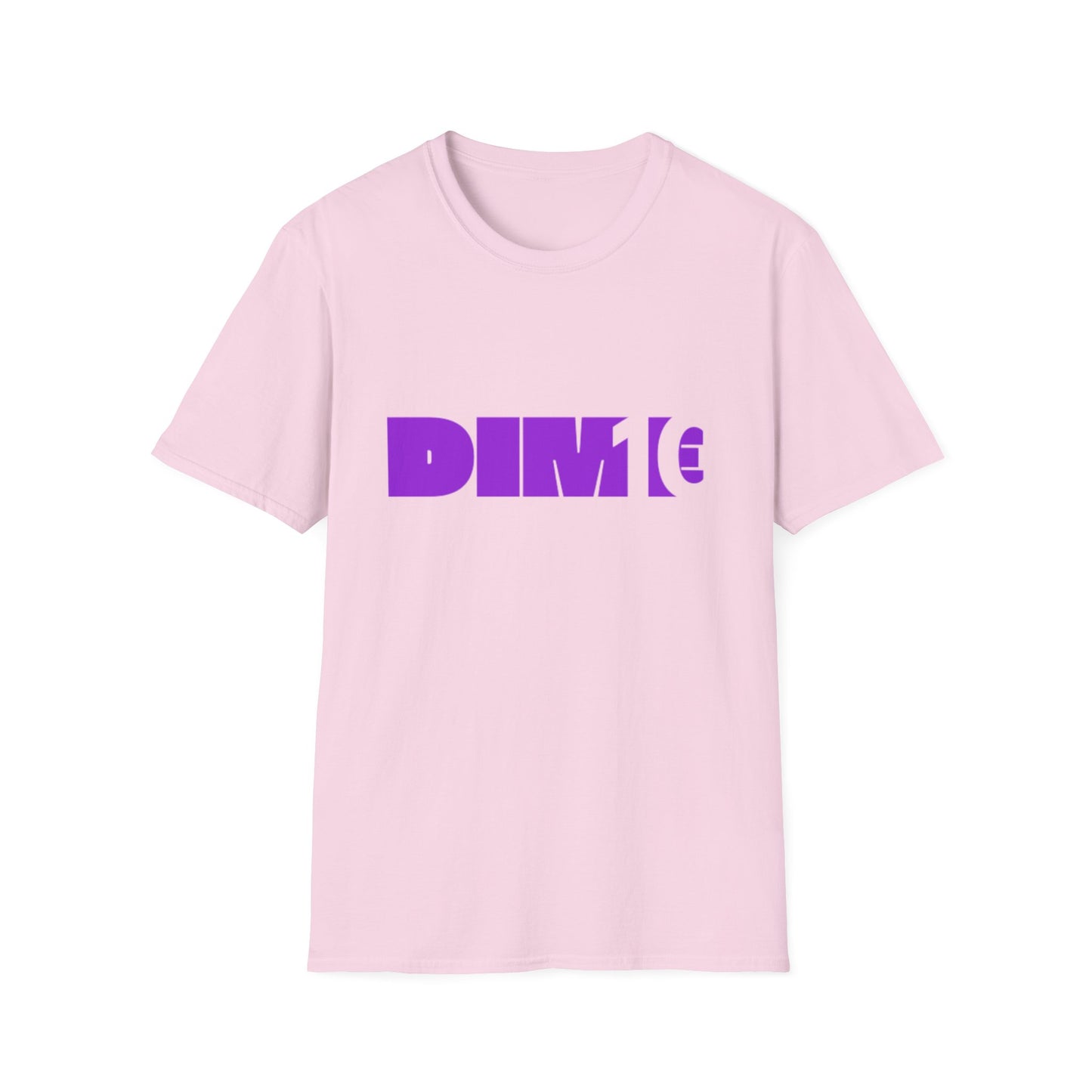 DIM T Unisex Softstyle T-Shirt - Trendy Streetwear Tee, Casual Apparel, Gift for Friends, Summer Fashion, Graphic Tee, Everyday Wear
