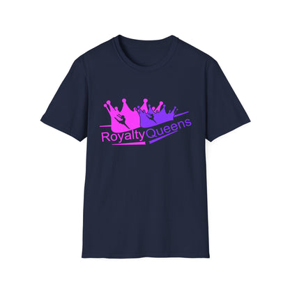Royalty Queens Unisex Softstyle T-Shirt, Feminist Apparel, Birthday Gift, Casual Wear, Empowerment Tee, Queen Vibes