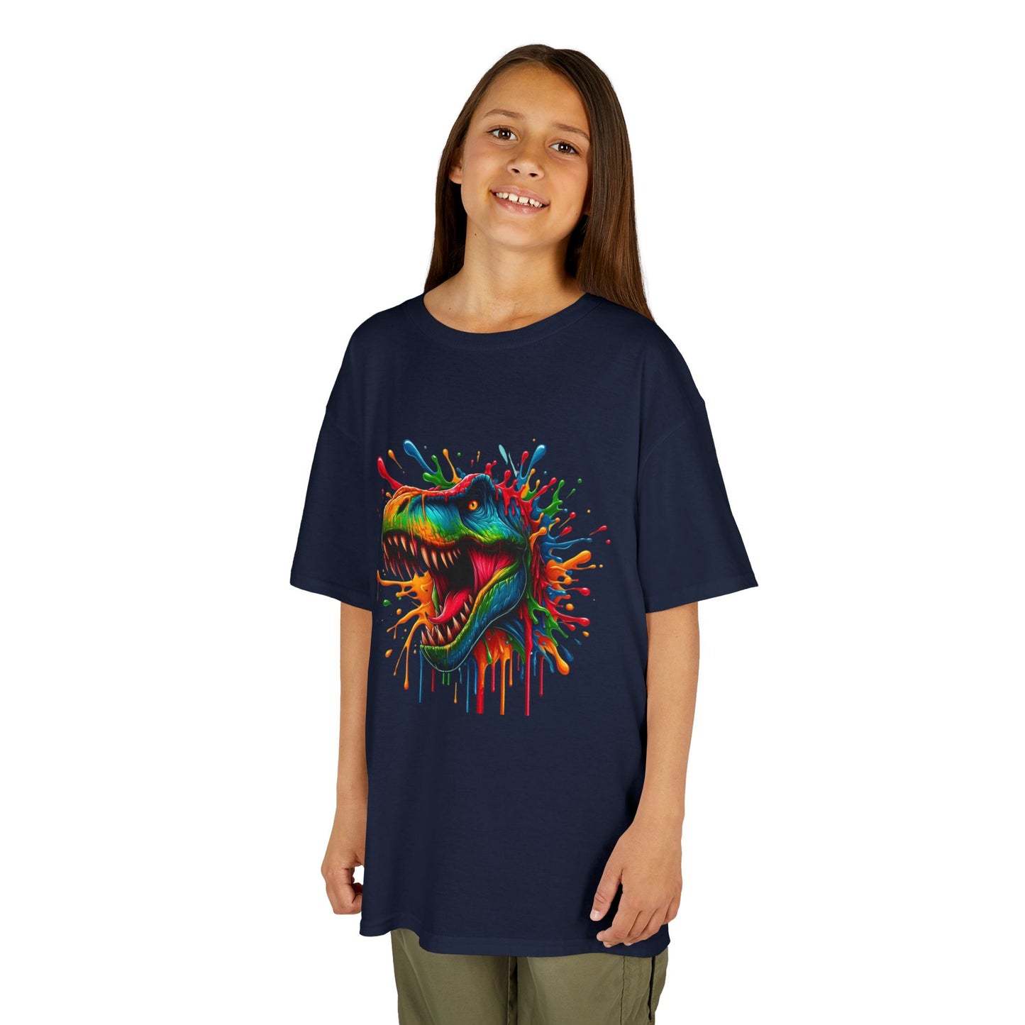 Colorful Dinosaur Kids Heavy Cotton™ Tee