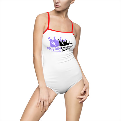 Royalty Queens Women's One-Piece Swimsuit - Stylish Swimwear for Beach Days, Pool Parties, Summer Vacations, Family Gatherings, and [...]