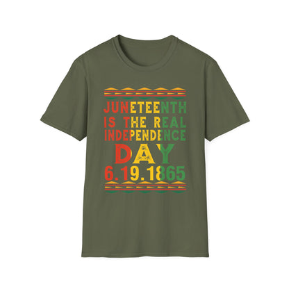 Juneteenth Independence Day T-Shirt, Softstyle Tee, Celebration Apparel, Black History Month, Gift for Activists, Unique Statement Shirt