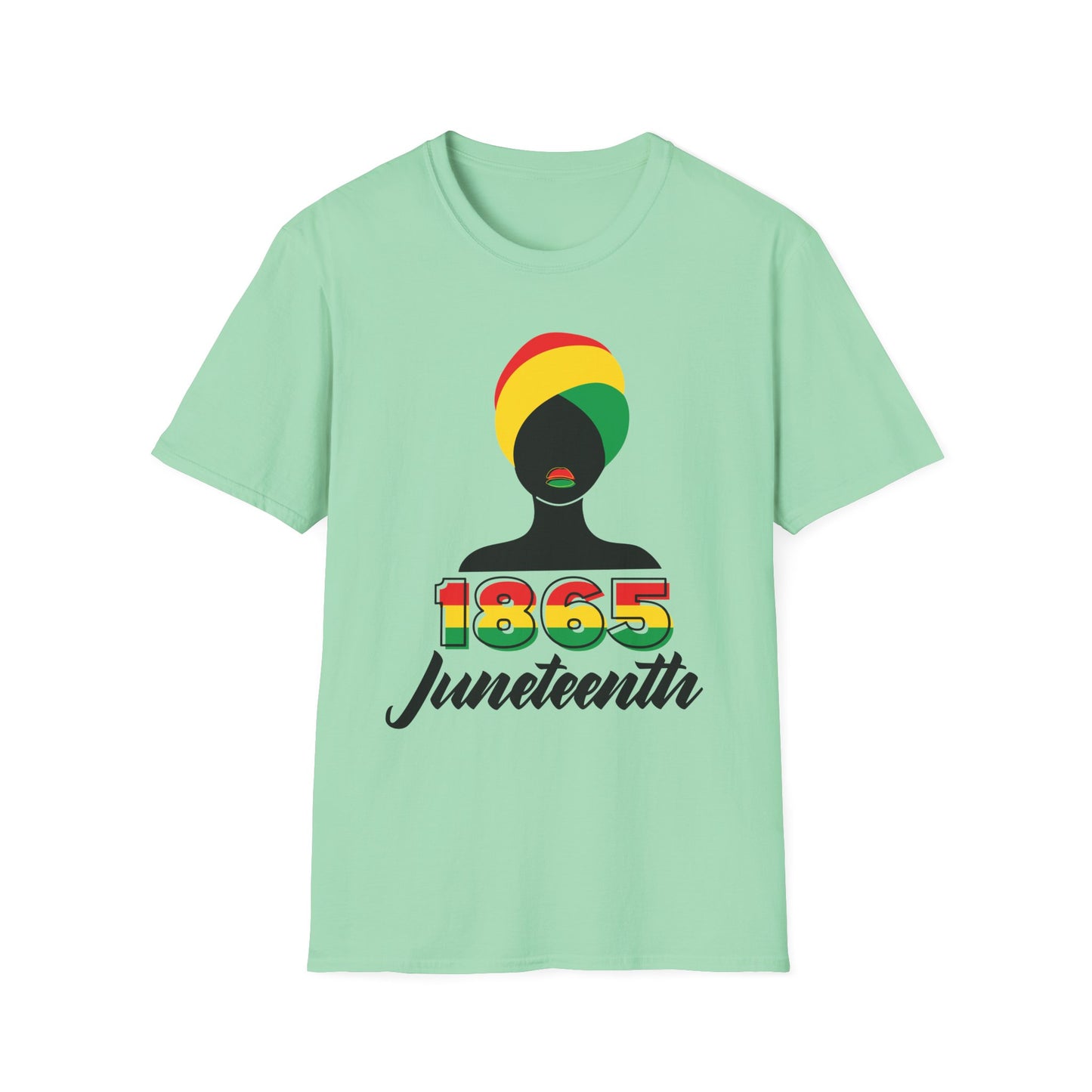 Juneteenth Celebration T-Shirt, Black History Month Tee, Unisex Softstyle Shirt, 1865 Juneteenth Shirt, African American Pride Top