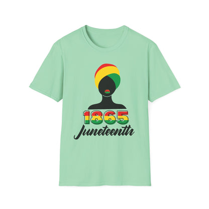 Juneteenth Celebration T-Shirt, Black History Month Tee, Unisex Softstyle Shirt, 1865 Juneteenth Shirt, African American Pride Top