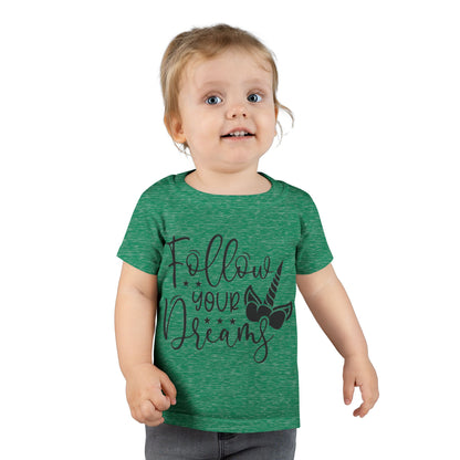 Toddler T-Shirt - Follow Your Dreams Unicorn Tee
