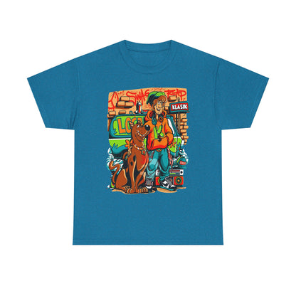 Retro Scooby-Doo Unisex Heavy Cotton Tee - Vintage Cartoon Print