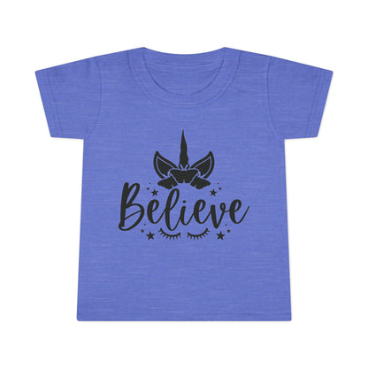 Toddler Unicorn 'Believe' T-Shirt – Cute & Inspirational Kids Apparel