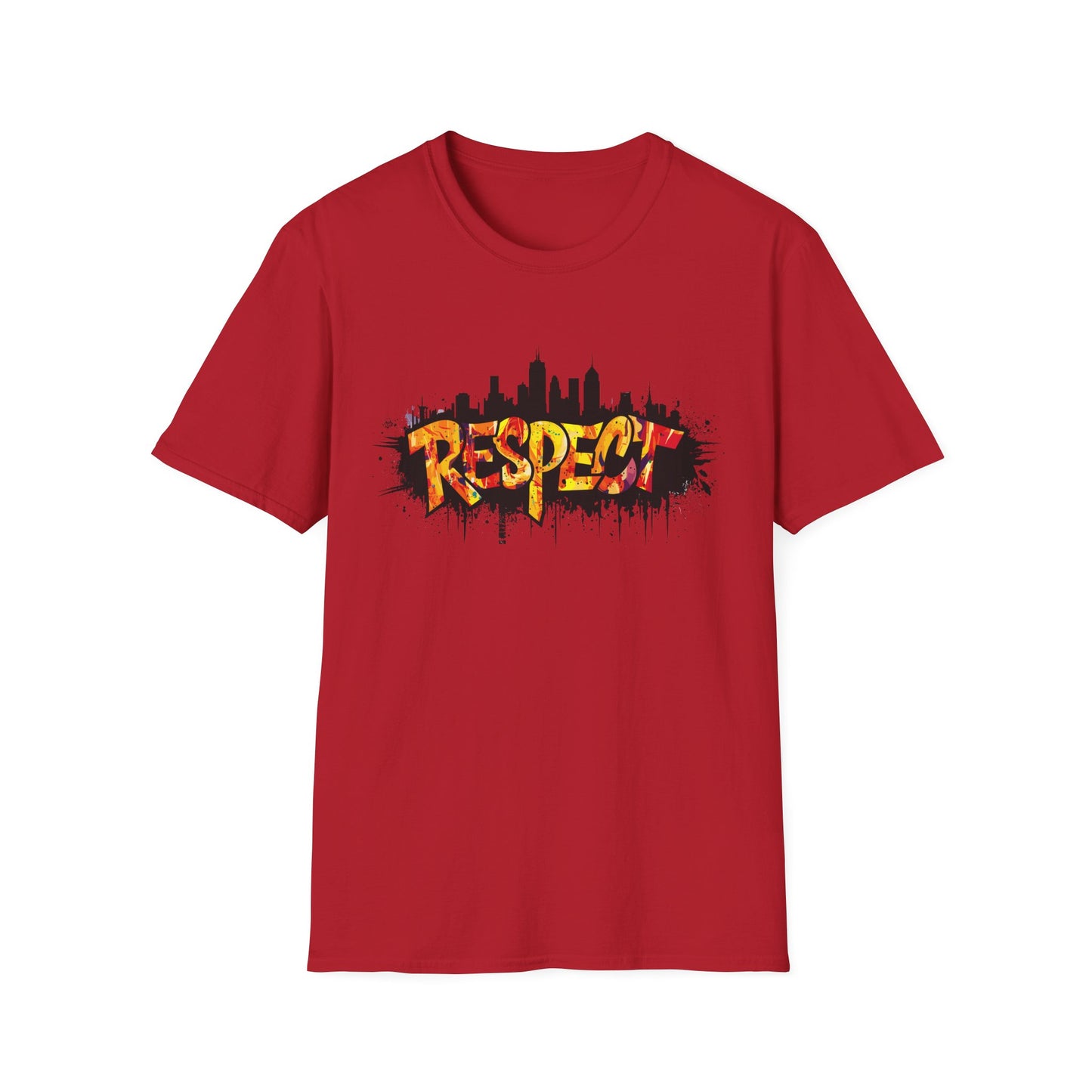 Respect Graphic Unisex T-Shirt, Urban Style Tee, Streetwear Top, Casual Wear, Gift for Friends, Stylish Statement Shirt