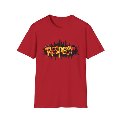 Respect Graphic Unisex T-Shirt, Urban Style Tee, Streetwear Top, Casual Wear, Gift for Friends, Stylish Statement Shirt