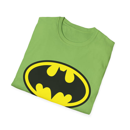 Batman Logo Unisex Softstyle T-Shirt | Fun Graphic Tee for Fans | Perfect Gift for Birthdays, Comic Con, Halloween